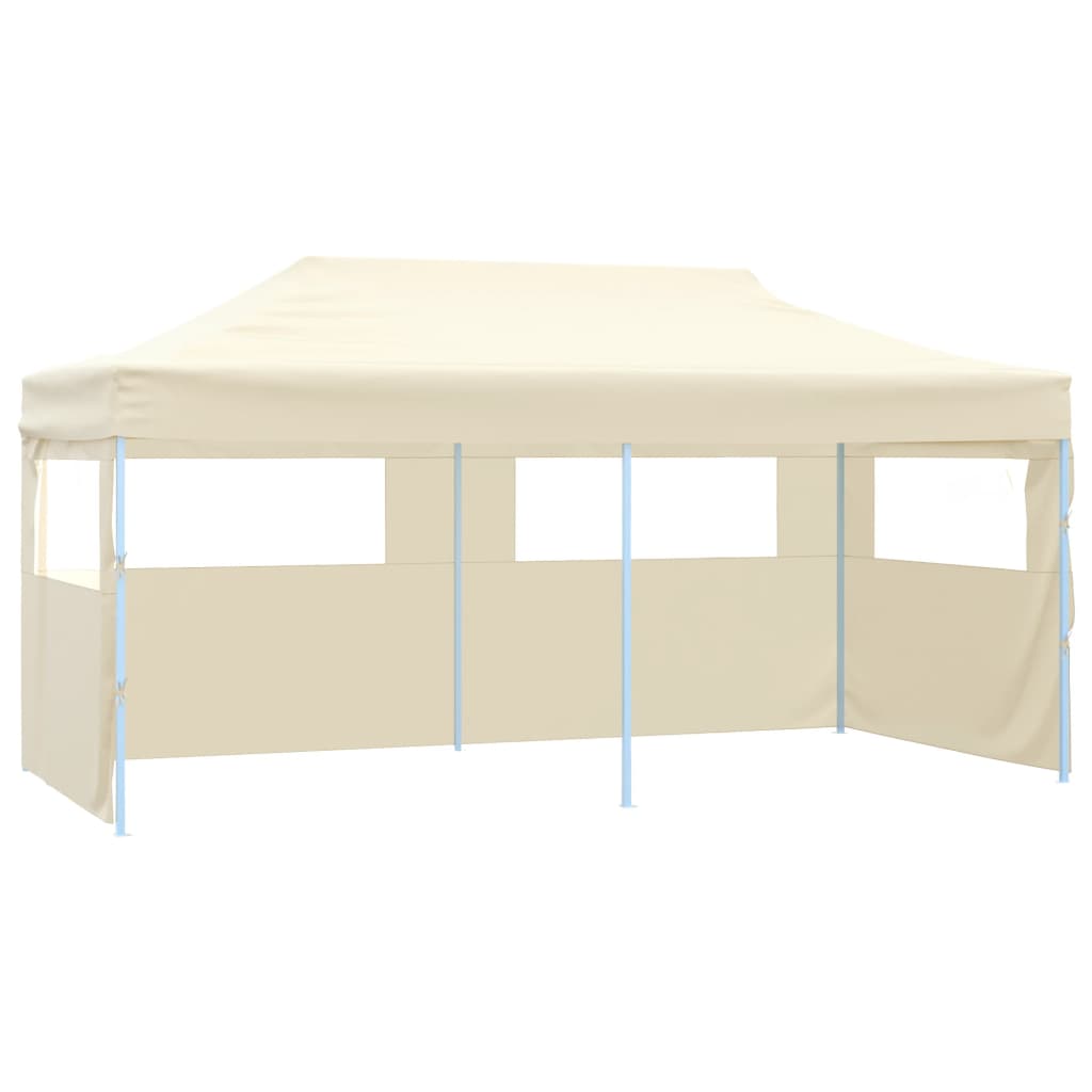 Partytent Met 4 Zijwanden Inklapbaar 3X6 M Staal