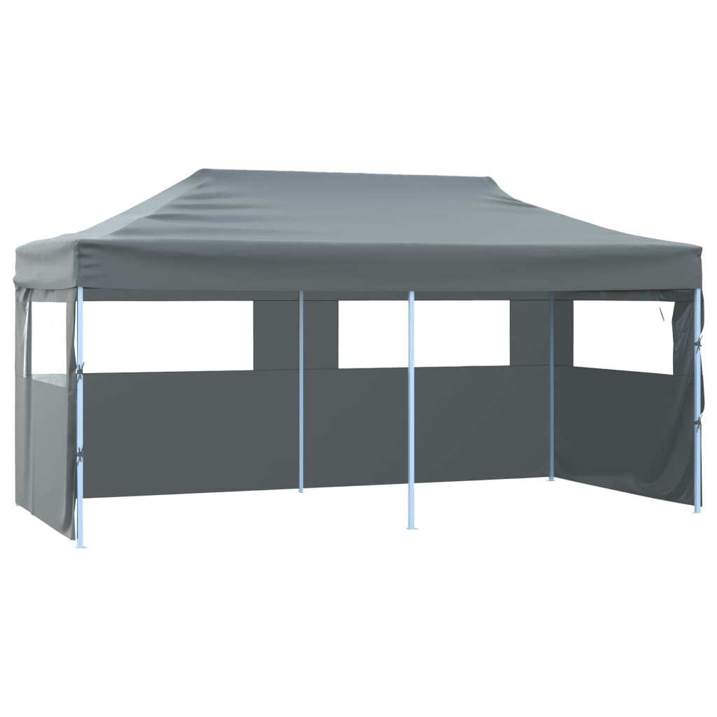 Partytent Met 4 Zijwanden Inklapbaar 3X6 M Staal