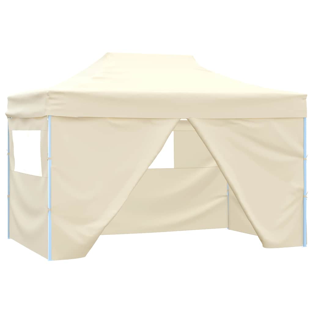 Partytent Met 4 Zijwanden Inklapbaar 3X4 M Staal