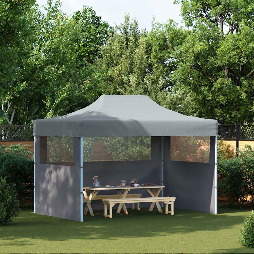 Partytent Met 3 Zijwanden Inklapbaar 3X4 M Staal