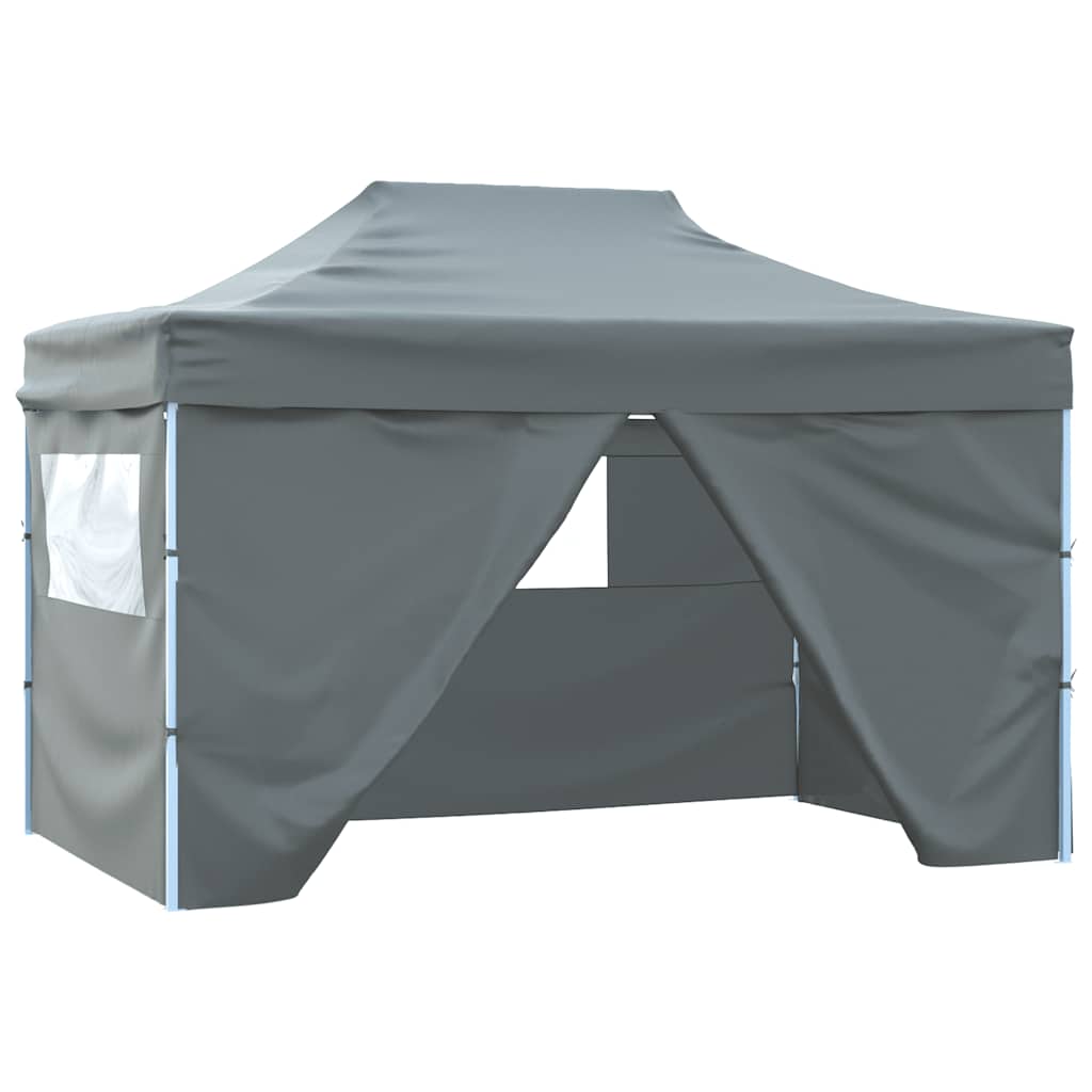 Partytent Met 4 Zijwanden Inklapbaar 3X4 M Staal