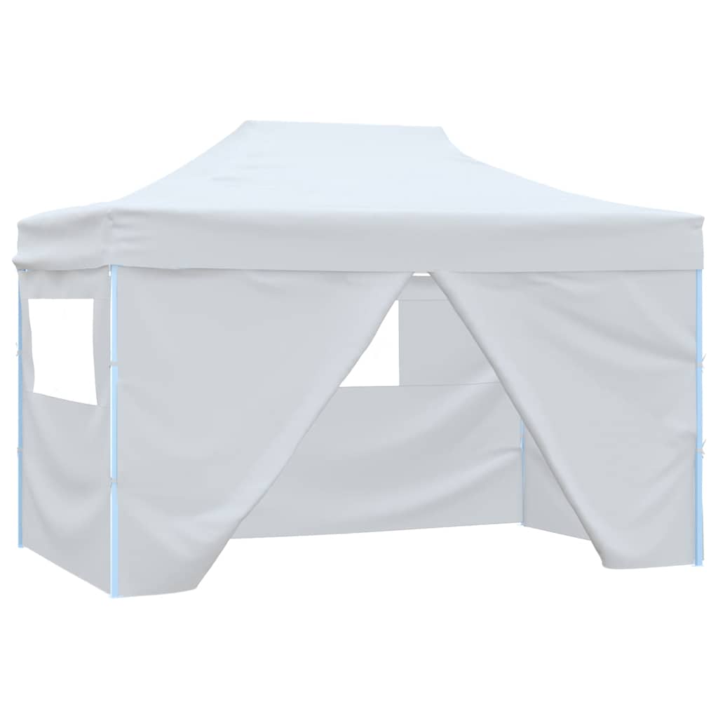 Partytent Met 4 Zijwanden Inklapbaar 3X4 M Staal