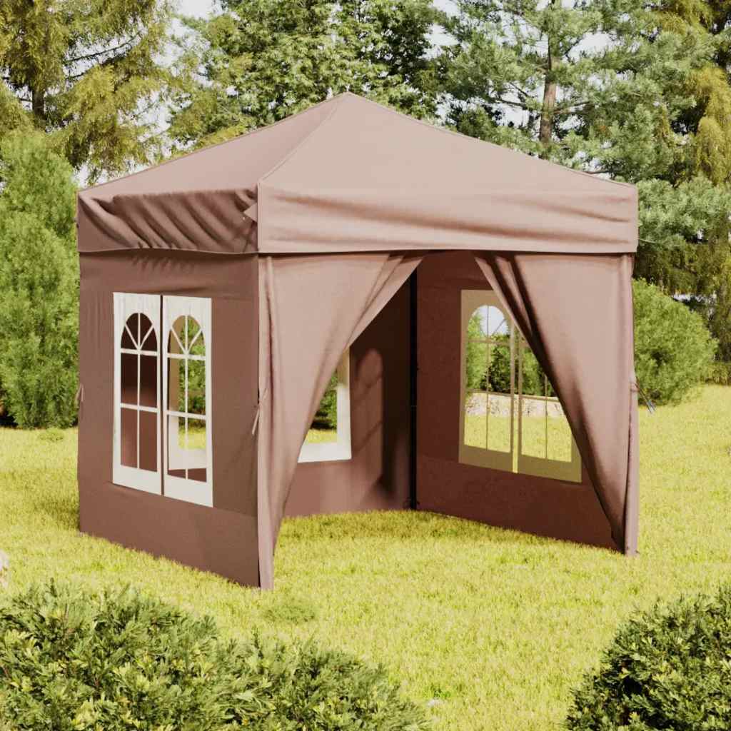 Partytent Inklapbaar Met Zijwanden Kleurig