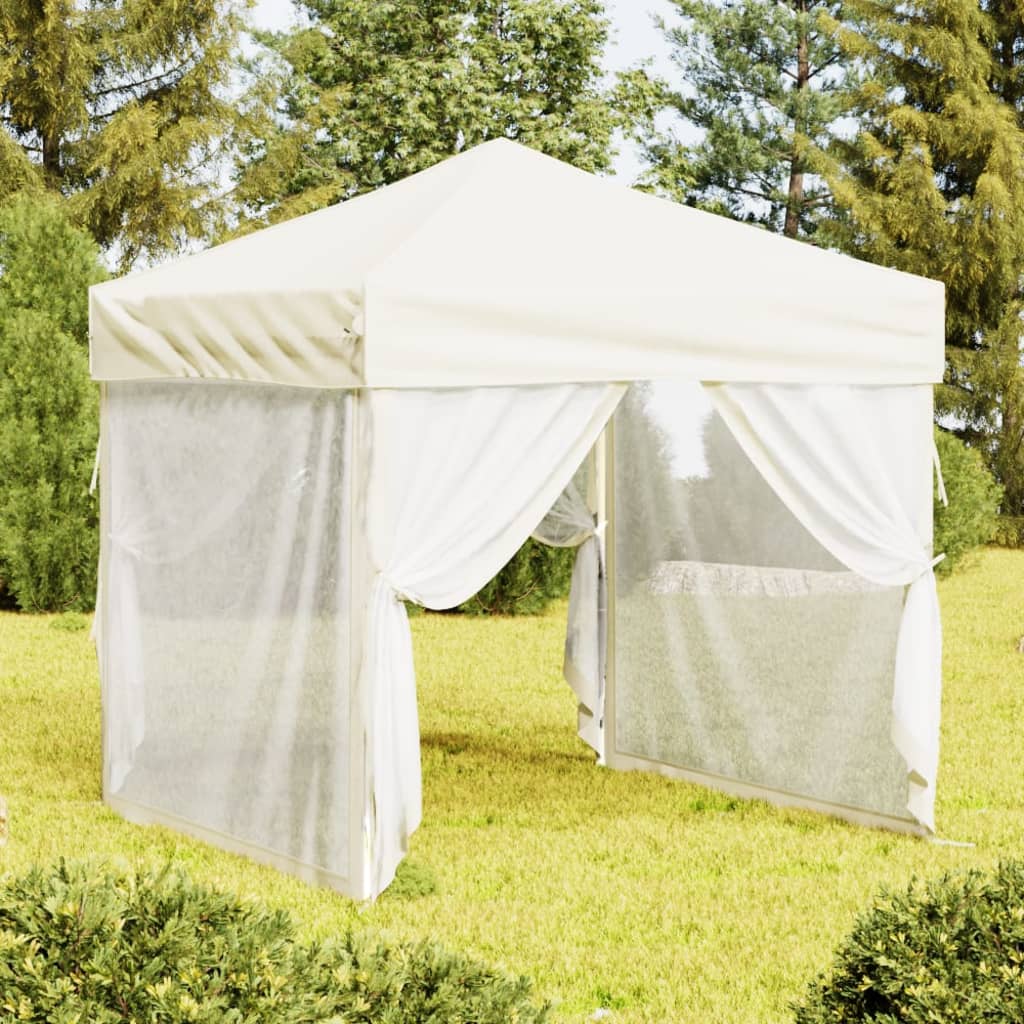 Partytent Inklapbaar Met Zijwanden Kleurig