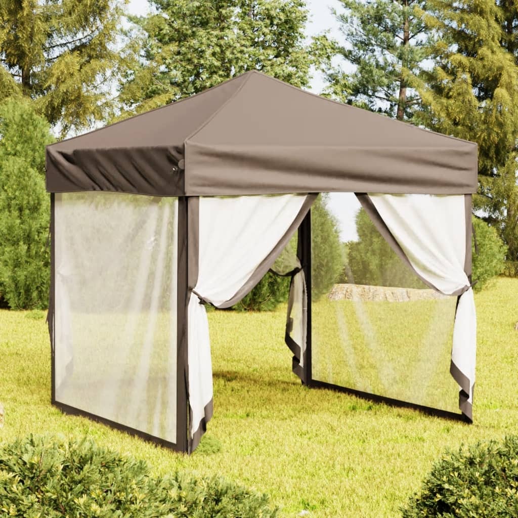 Partytent Inklapbaar Met Zijwanden Kleurig