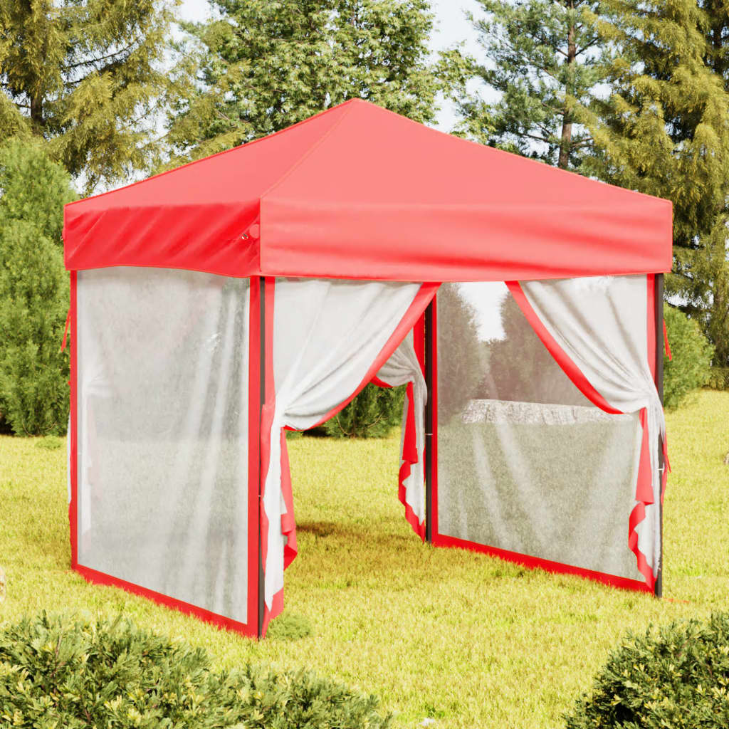 Partytent Inklapbaar Met Zijwanden Kleurig