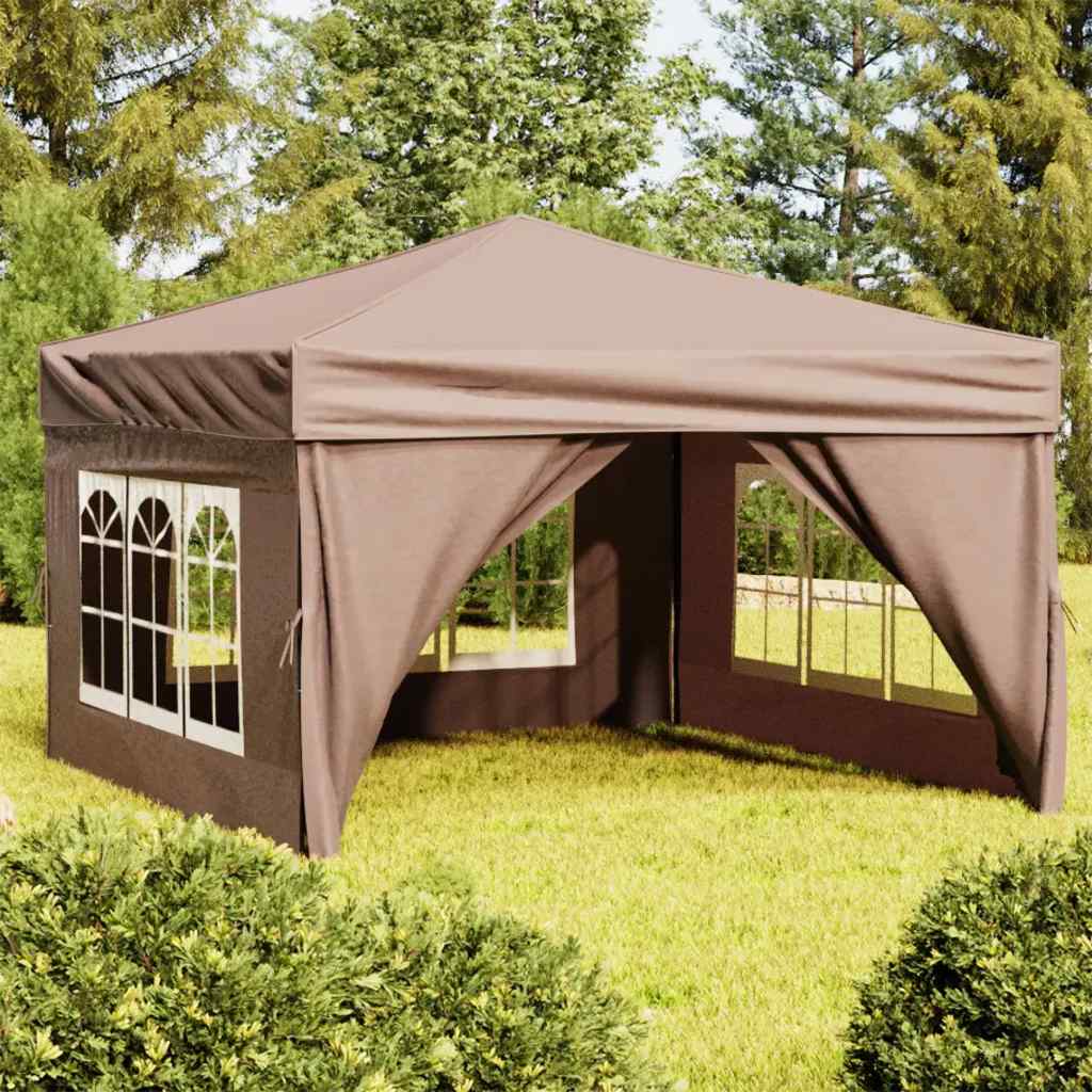 Partytent Inklapbaar Met Zijwanden Kleurig