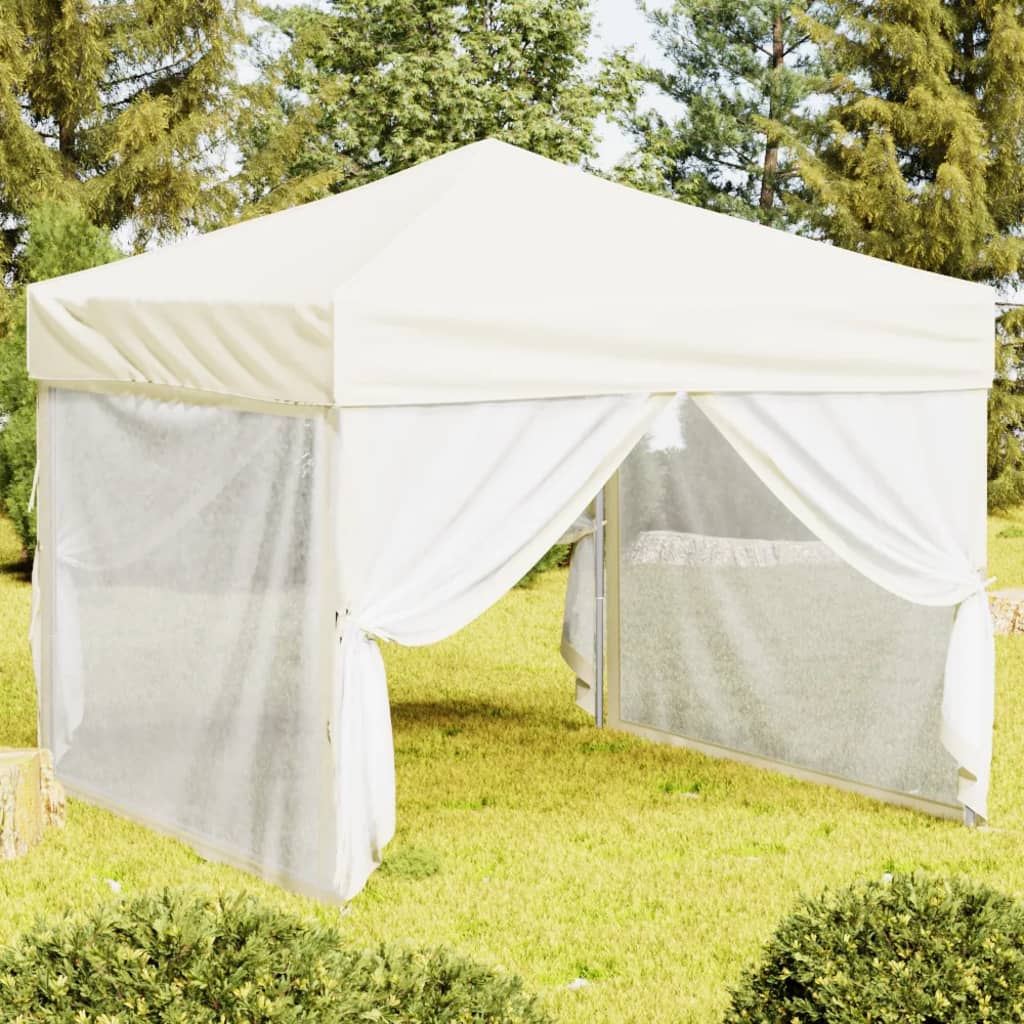 Partytent Inklapbaar Met Zijwanden Kleurig