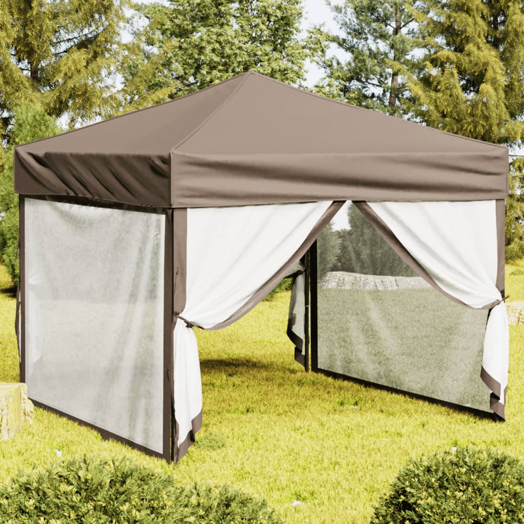 Partytent Inklapbaar Met Zijwanden Kleurig