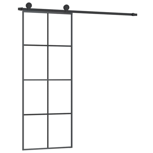 Schuifdeur Met Beslag Esg-Glas En Aluminium