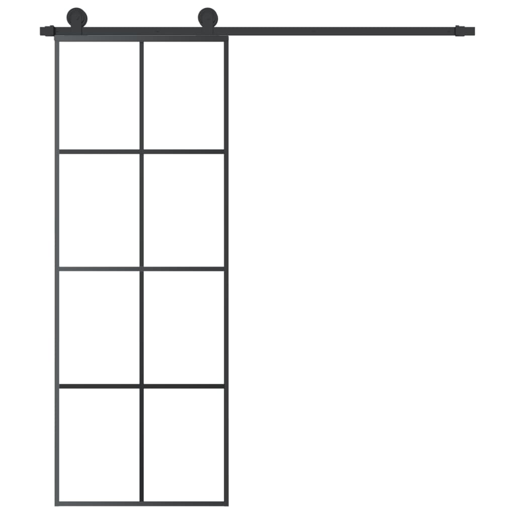 Schuifdeur Met Beslag Esg-Glas En Aluminium