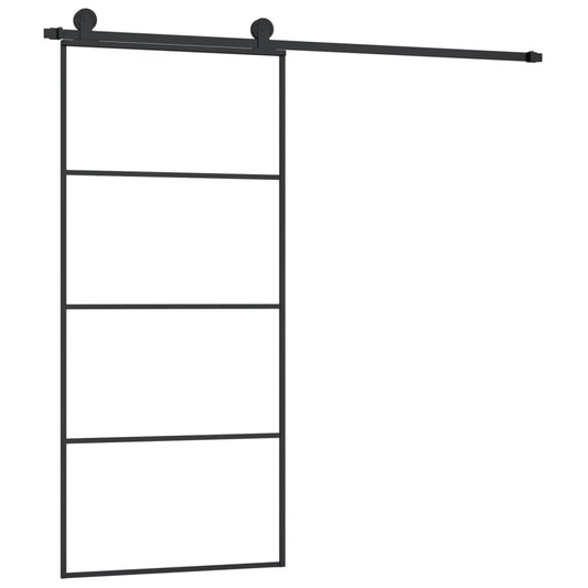 Schuifdeur Met Beslag Esg-Glas En Aluminium