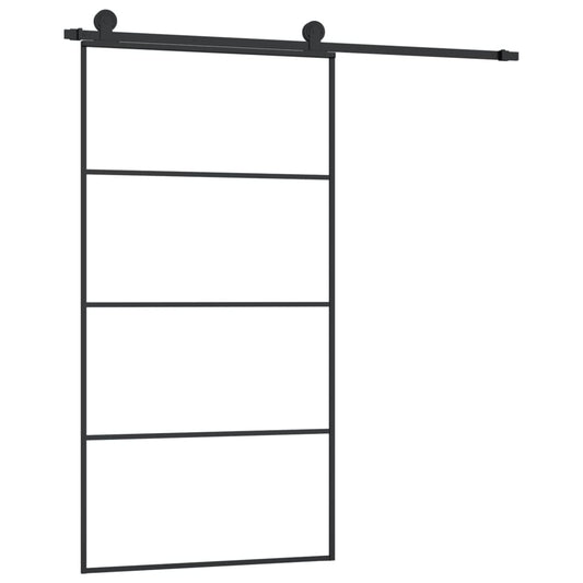 Schuifdeur Met Beslag 102,5X205 Cm Esg-Glas En Aluminium
