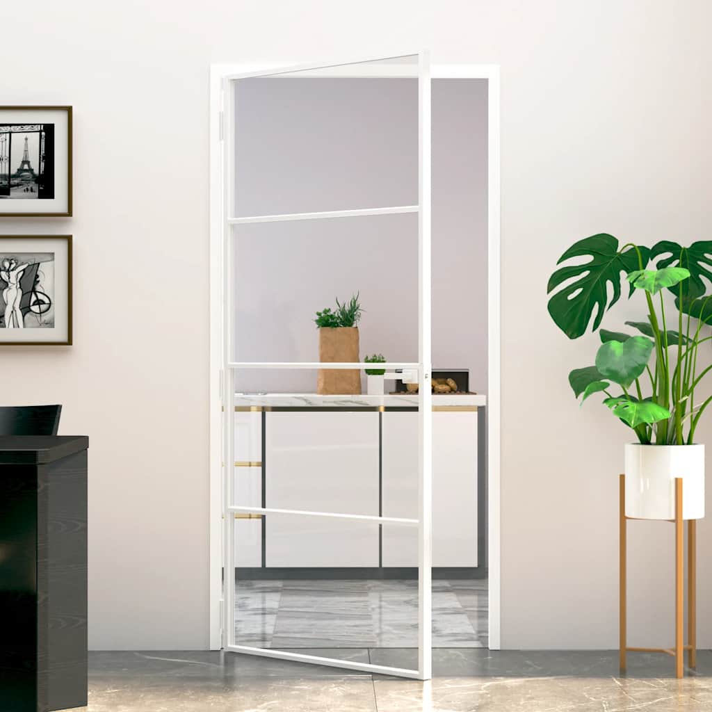 Schuifdeur Helder Esg-Glas En Aluminium Kleurig