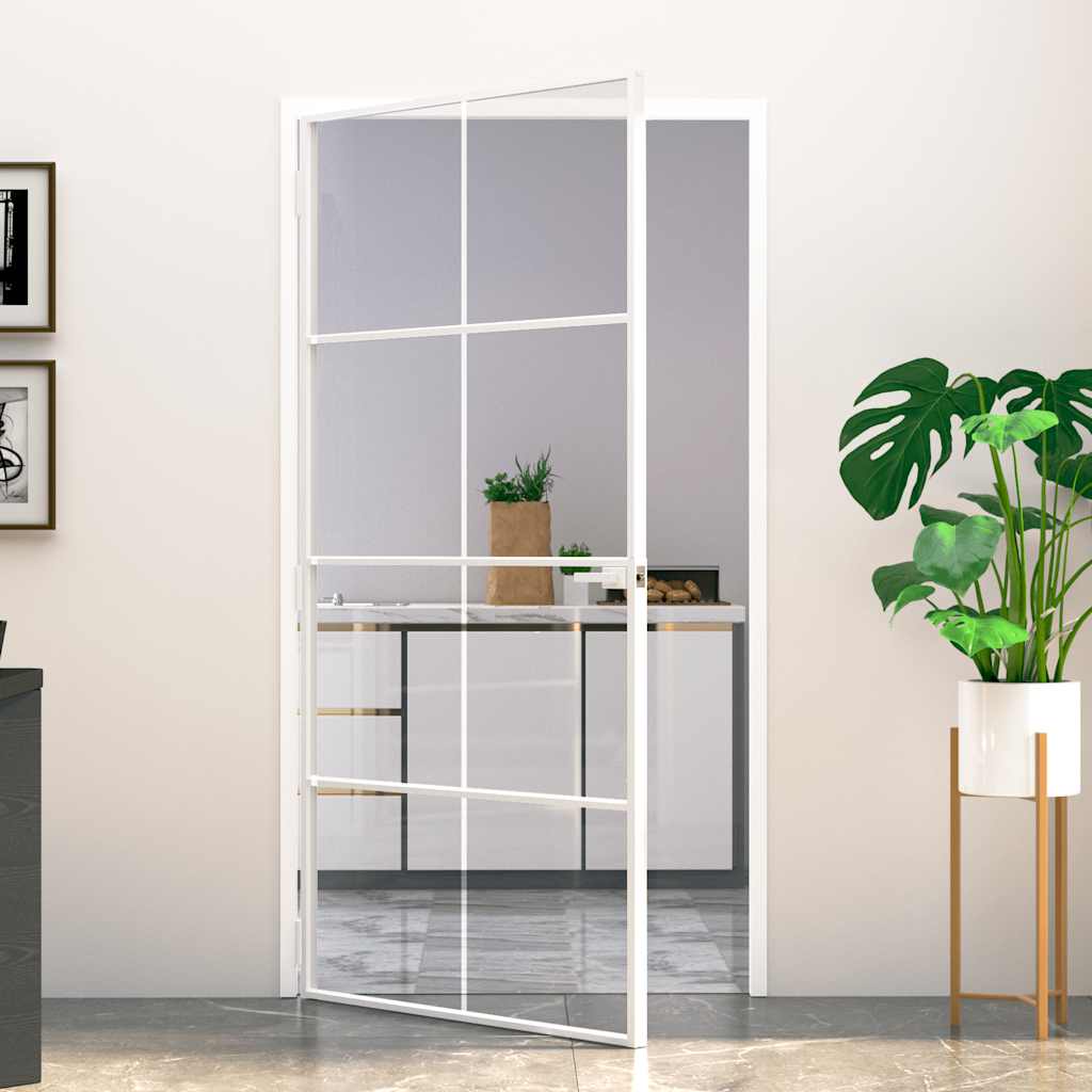 Schuifdeur Helder Esg-Glas En Aluminium Kleurig