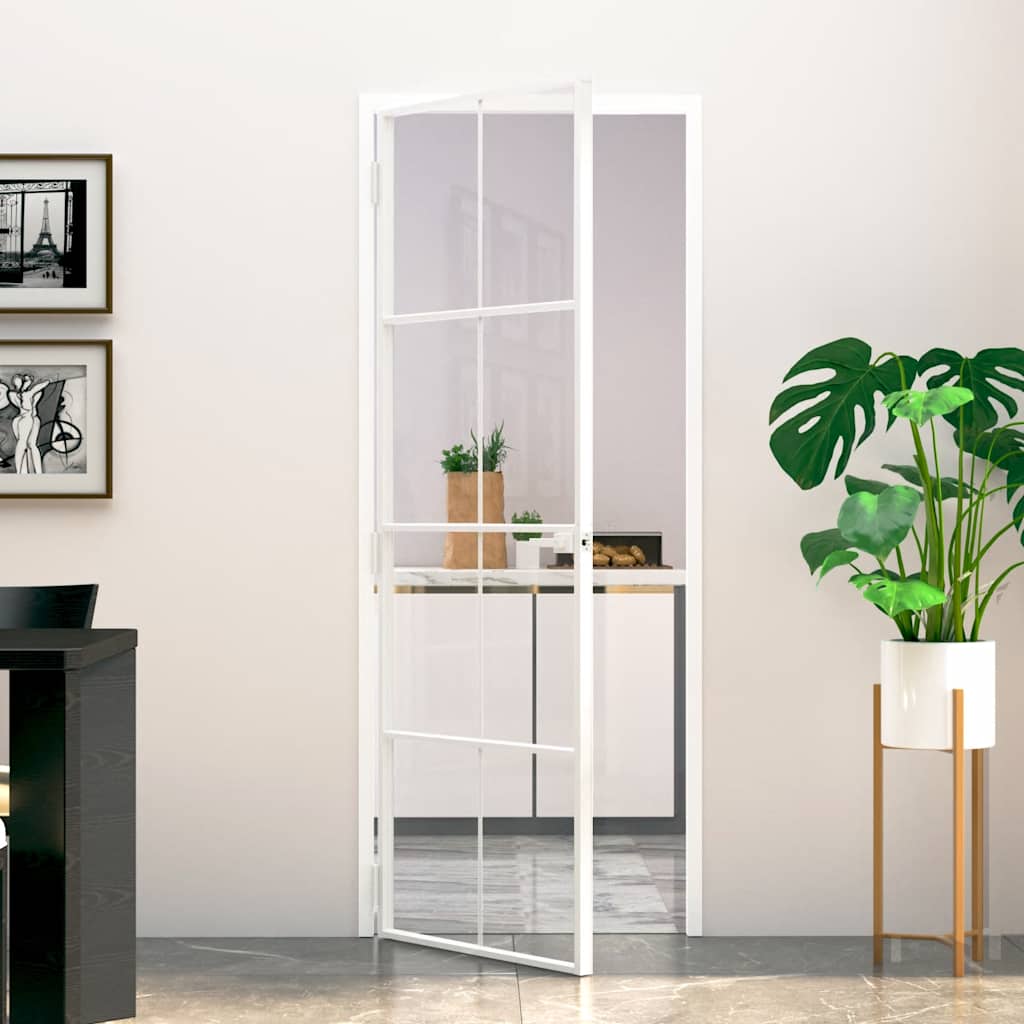 Schuifdeur Helder Esg-Glas En Aluminium Kleurig