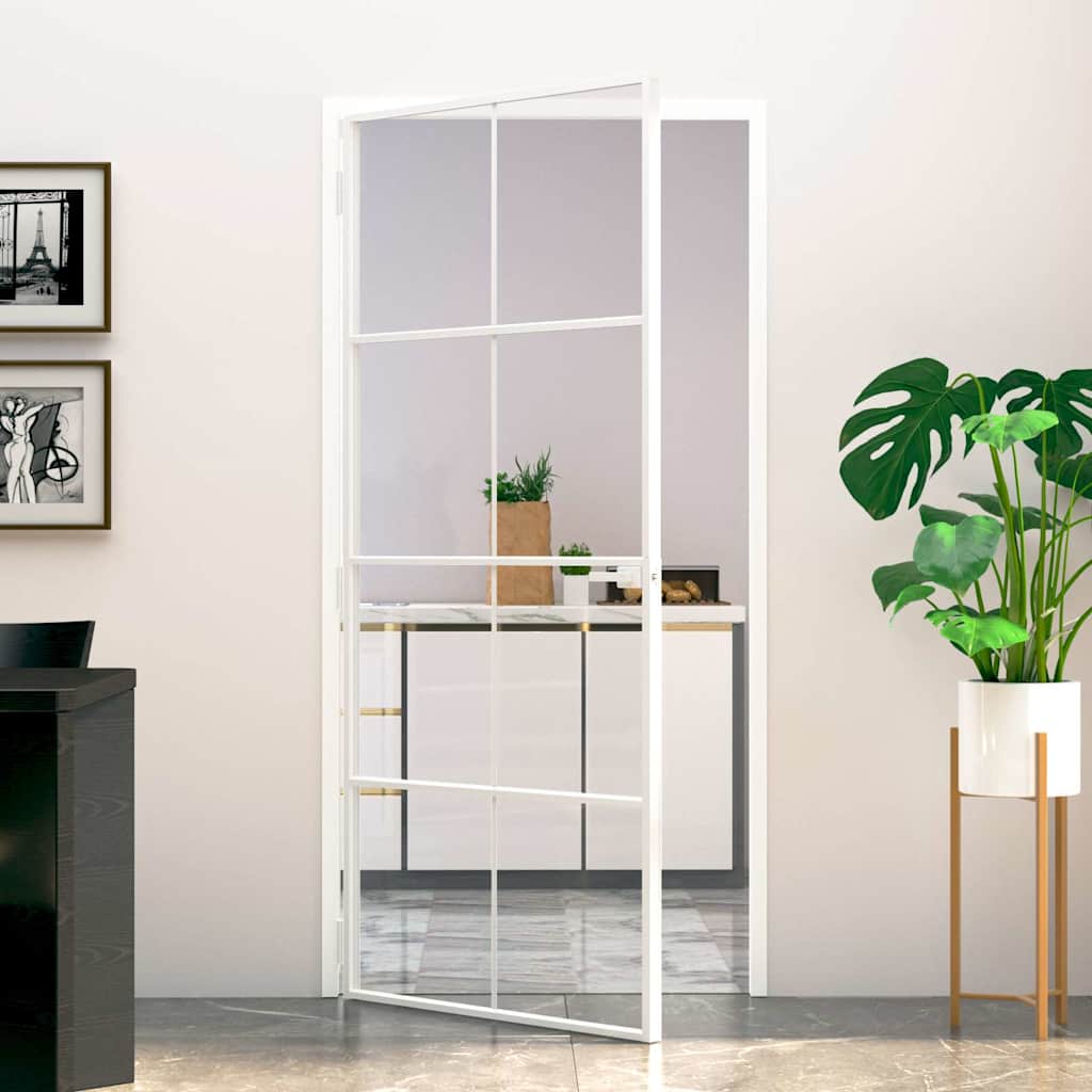 Schuifdeur Helder Esg-Glas En Aluminium Kleurig