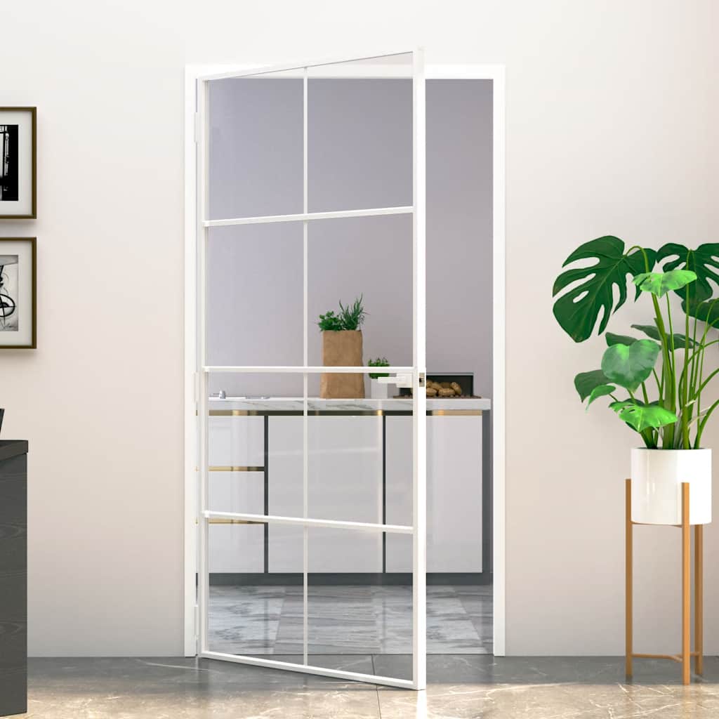 Schuifdeur Helder Esg-Glas En Aluminium Kleurig