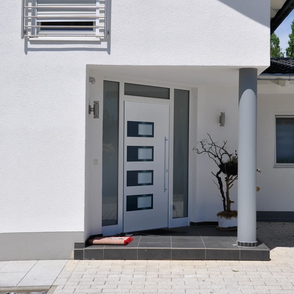 Voordeur Aluminium En Pvc Kleurig