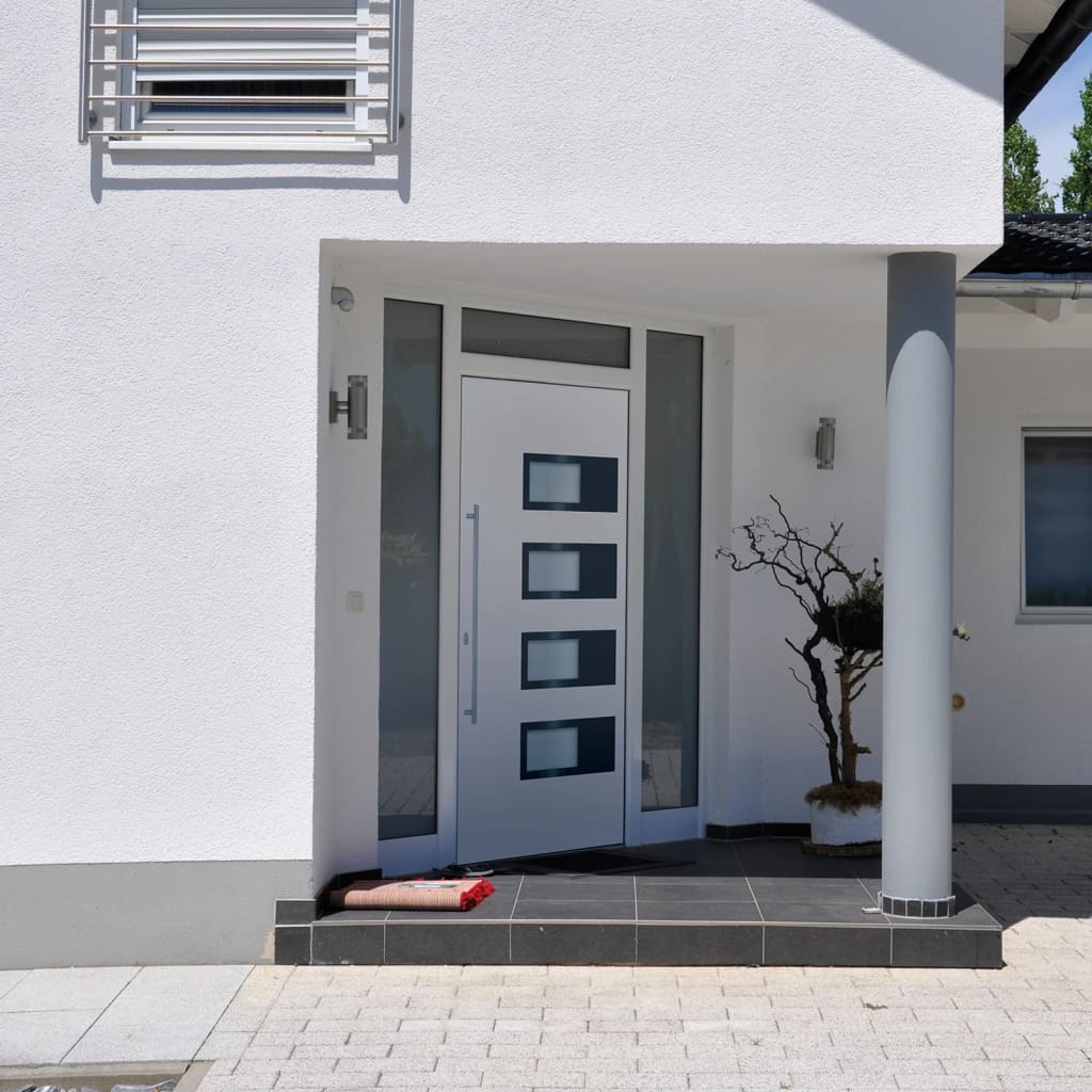Voordeur Aluminium En Pvc Kleurig