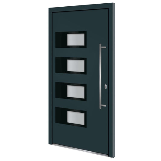 Voordeur Aluminium En Pvc Kleurig