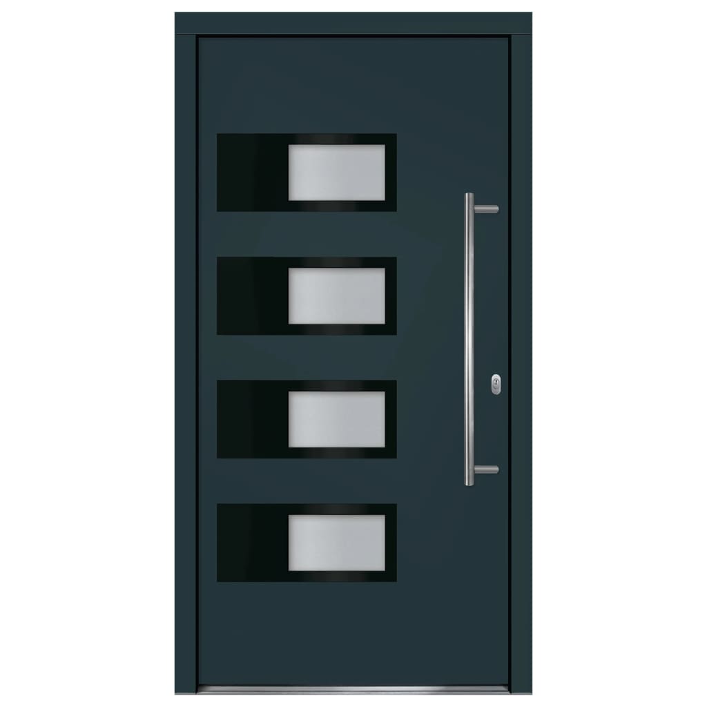Voordeur Aluminium En Pvc Kleurig
