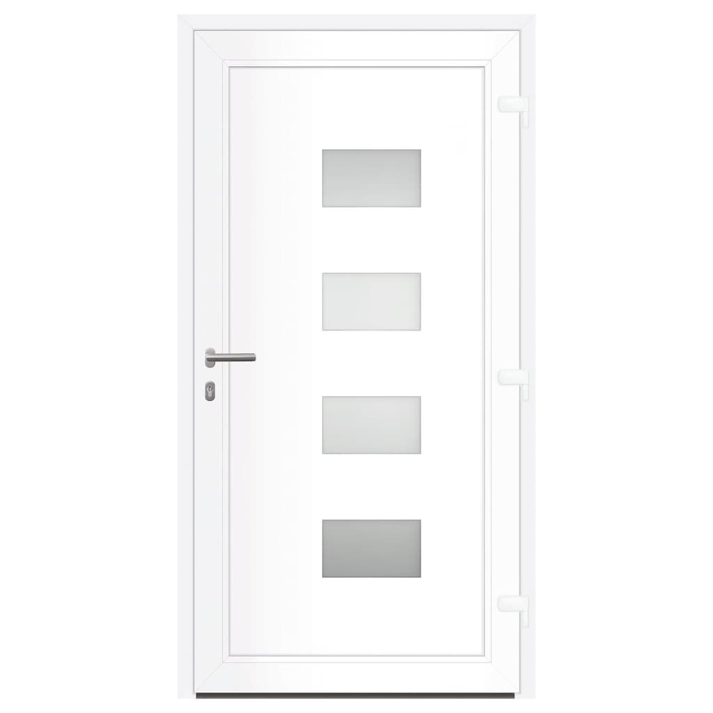 Voordeur Aluminium En Pvc Kleurig