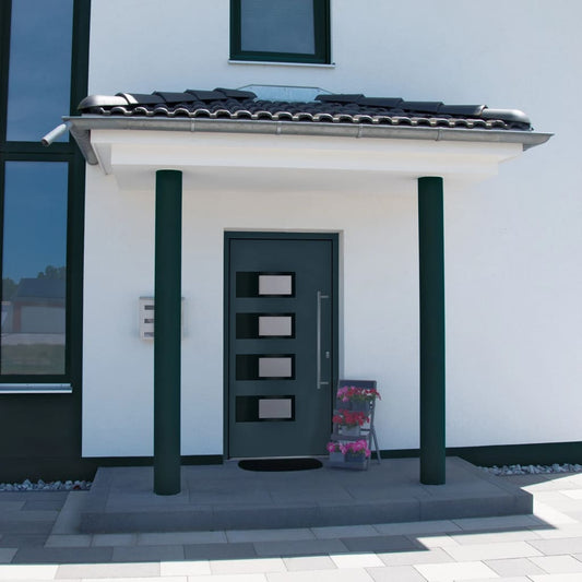 Voordeur Aluminium En Pvc Kleurig