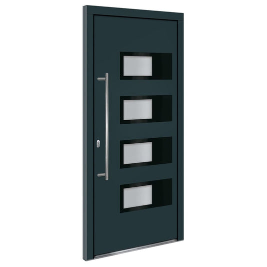 Voordeur Aluminium En Pvc Kleurig