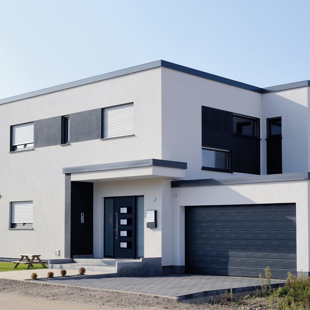 Voordeur Aluminium En Pvc Kleurig