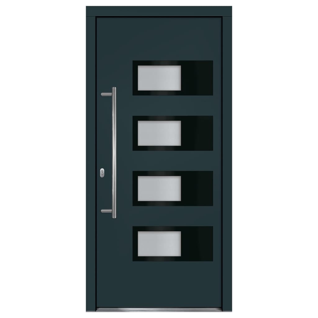 Voordeur Aluminium En Pvc Kleurig