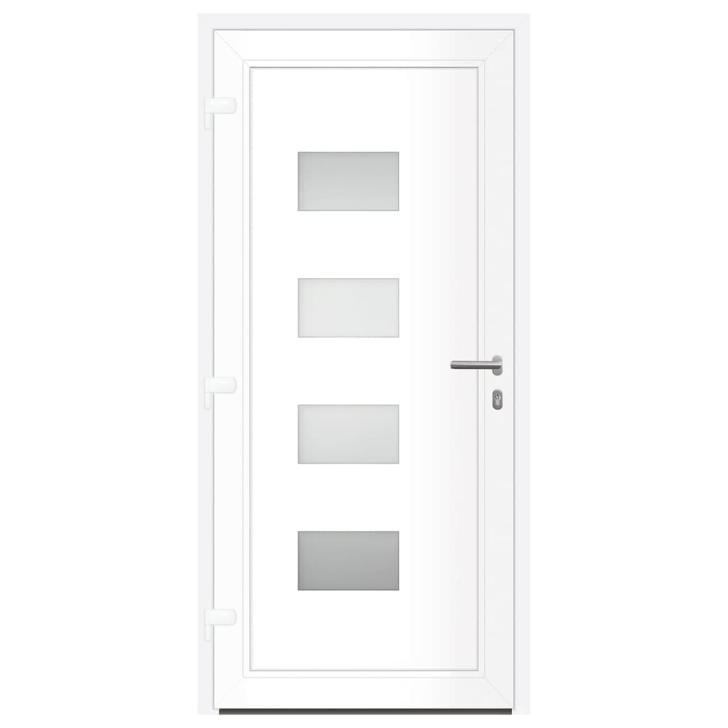 Voordeur Aluminium En Pvc Kleurig