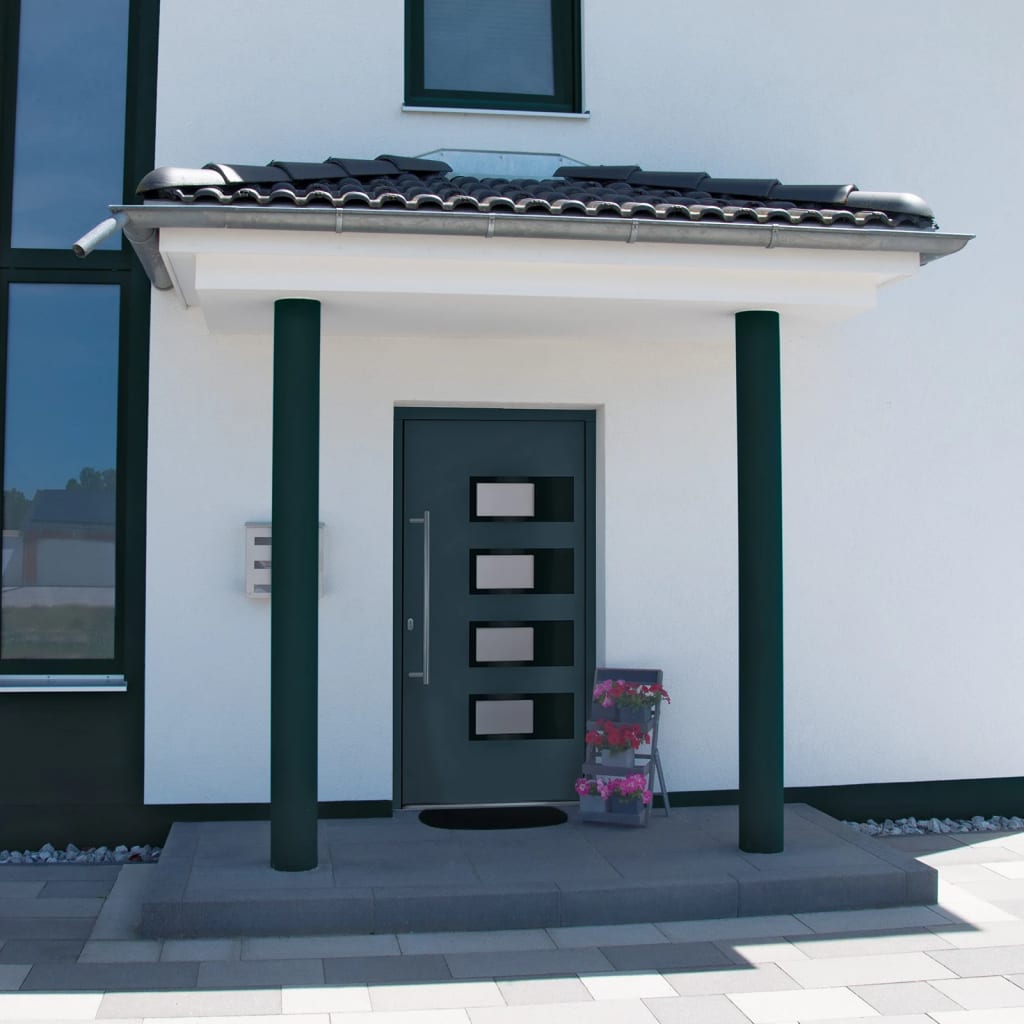 Voordeur Aluminium En Pvc Kleurig