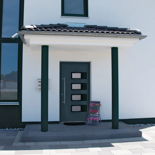 Voordeur Aluminium En Pvc Kleurig