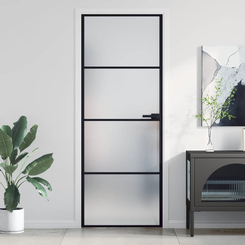Schuifdeur Helder Esg-Glas En Aluminium Kleurig
