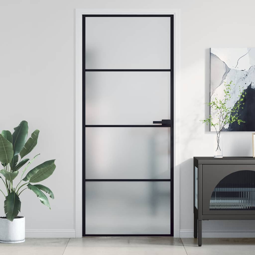 Schuifdeur Helder Esg-Glas En Aluminium Kleurig