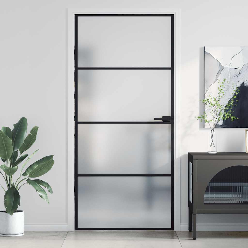 Schuifdeur Helder Esg-Glas En Aluminium Kleurig