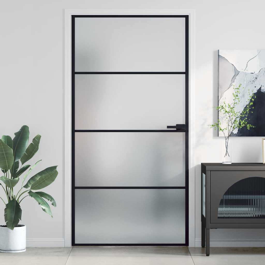 Schuifdeur Helder Esg-Glas En Aluminium Kleurig