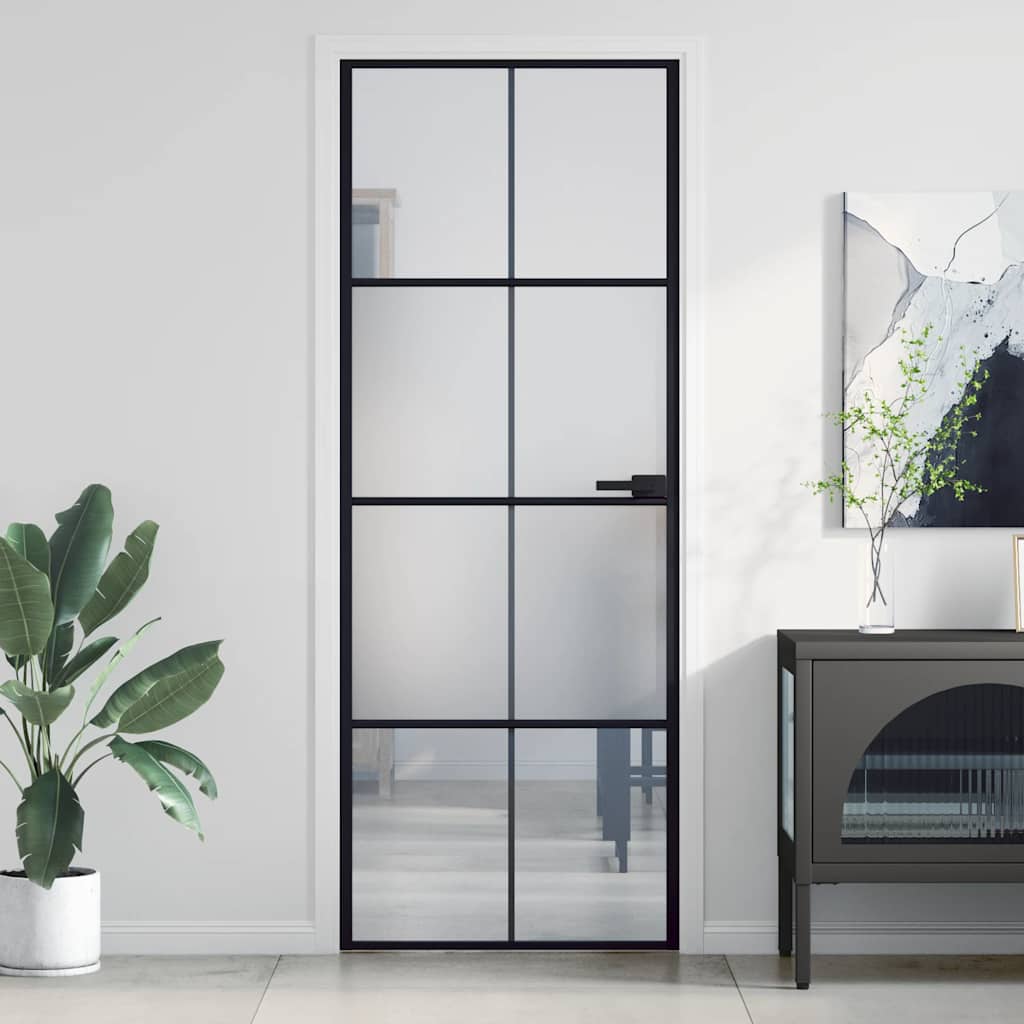Schuifdeur Helder Esg-Glas En Aluminium Kleurig