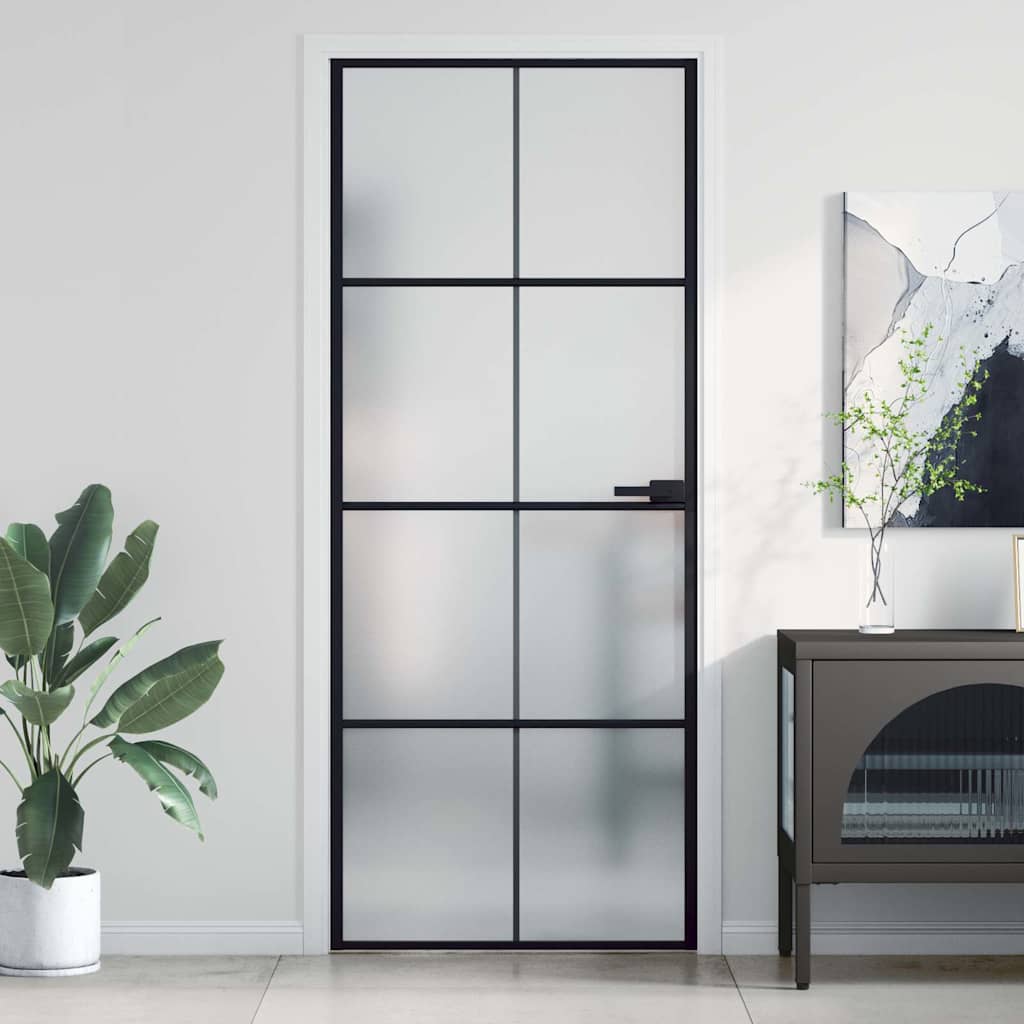Schuifdeur Helder Esg-Glas En Aluminium Kleurig