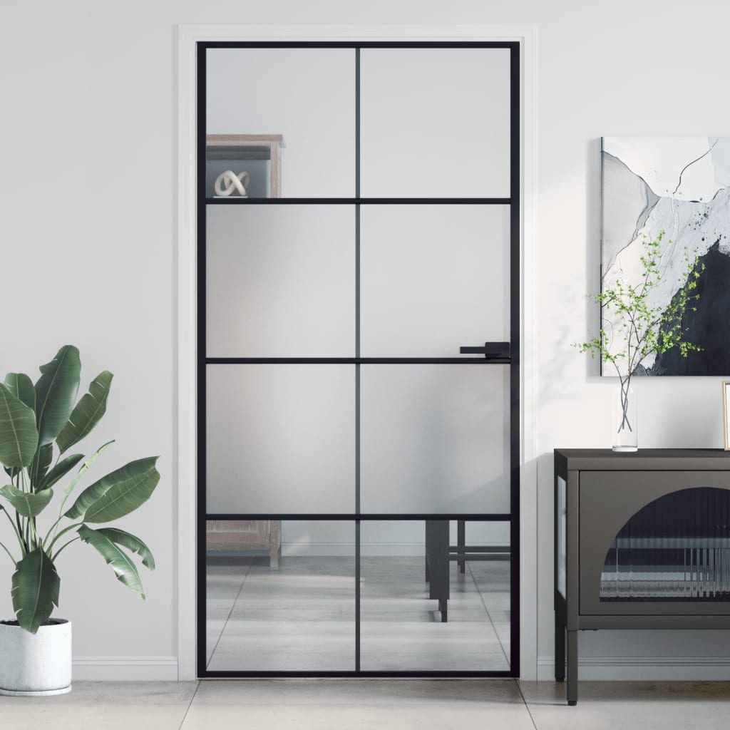 Schuifdeur Helder Esg-Glas En Aluminium Kleurig