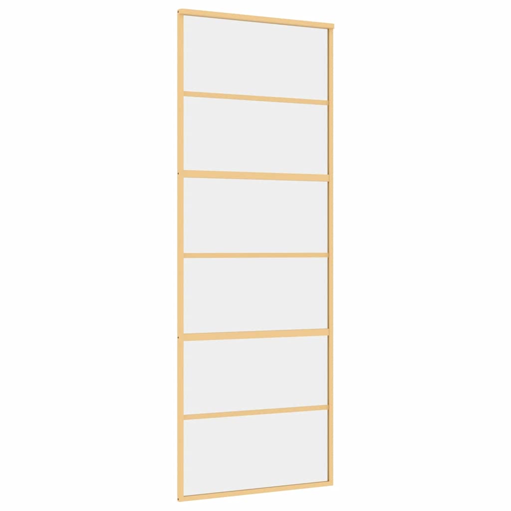 Schuifdeur Helder Esg-Glas En Aluminium Kleurig