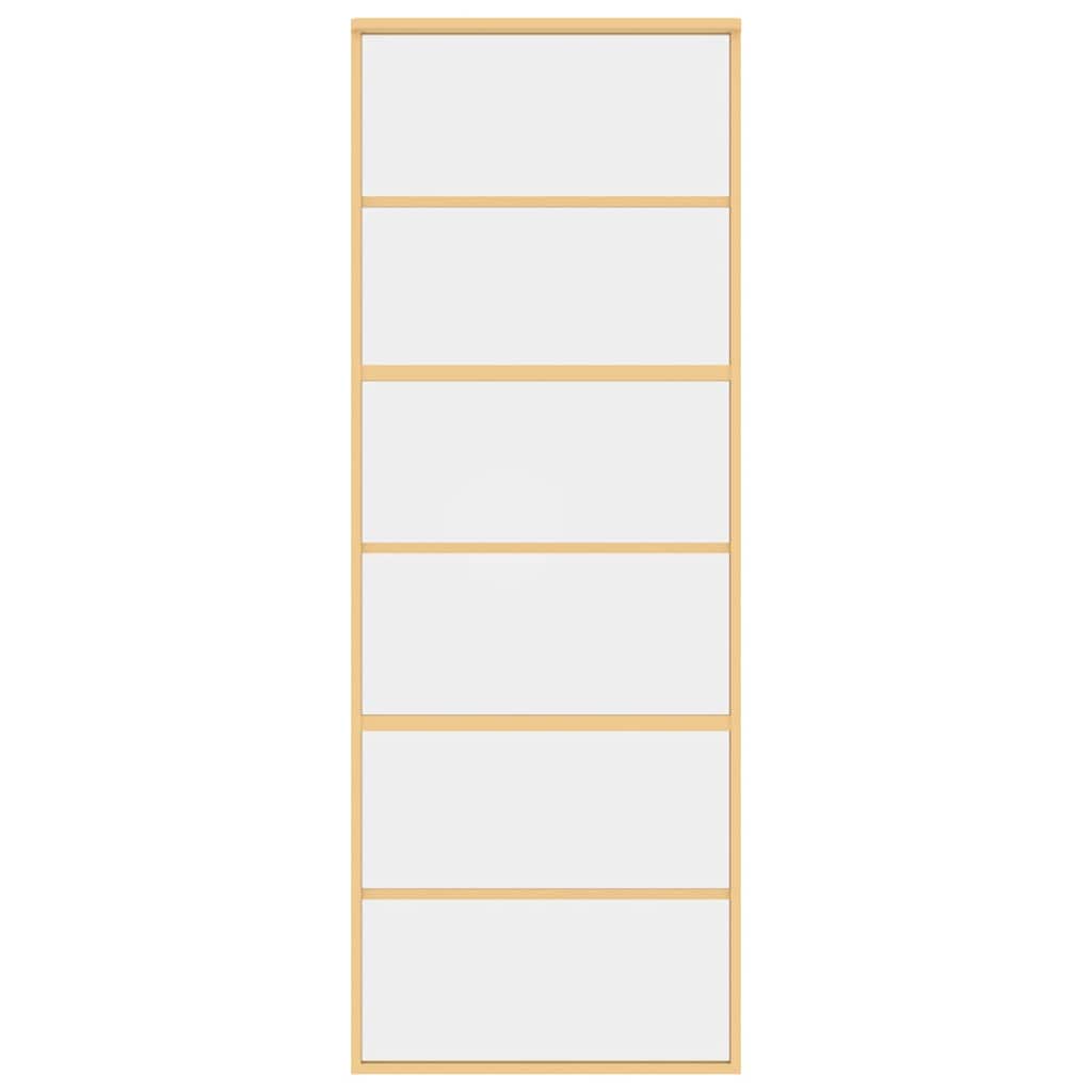 Schuifdeur Helder Esg-Glas En Aluminium Kleurig