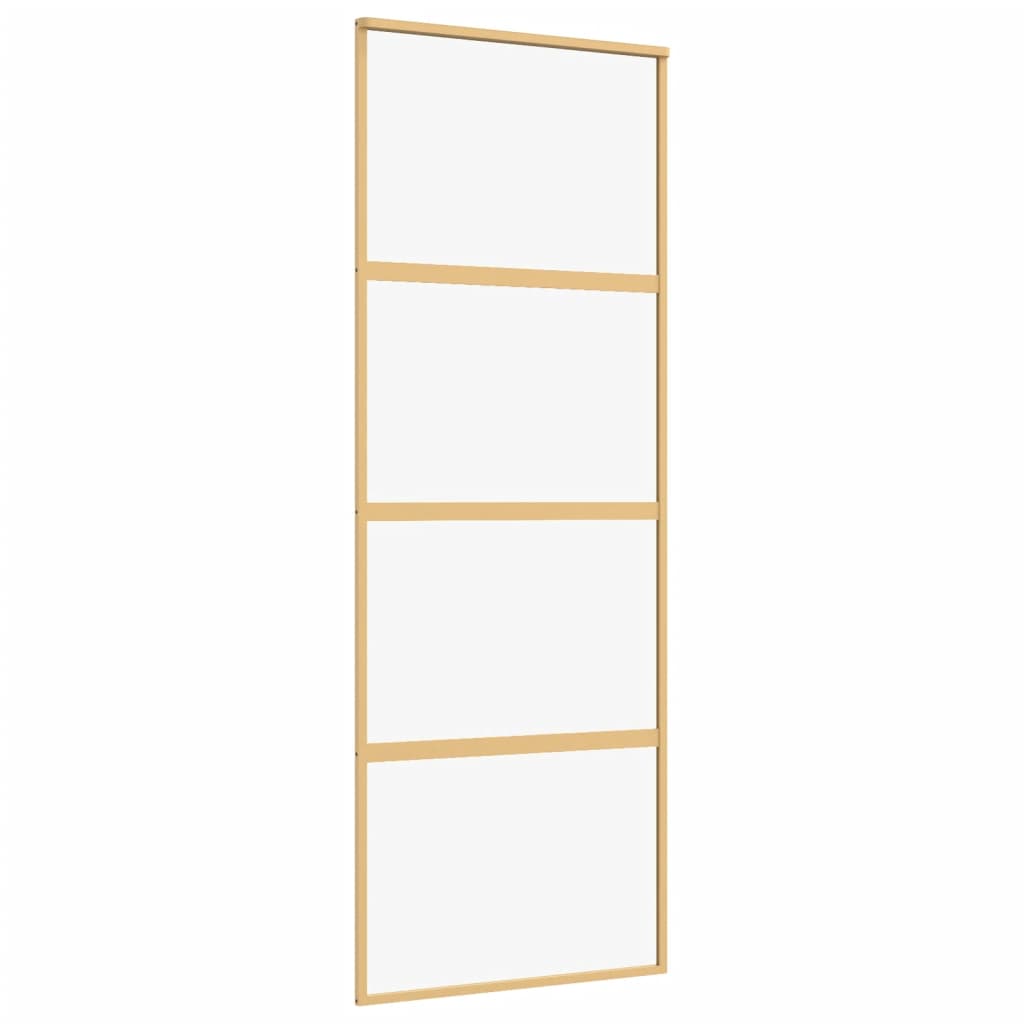 Schuifdeur Helder Esg-Glas En Aluminium Kleurig