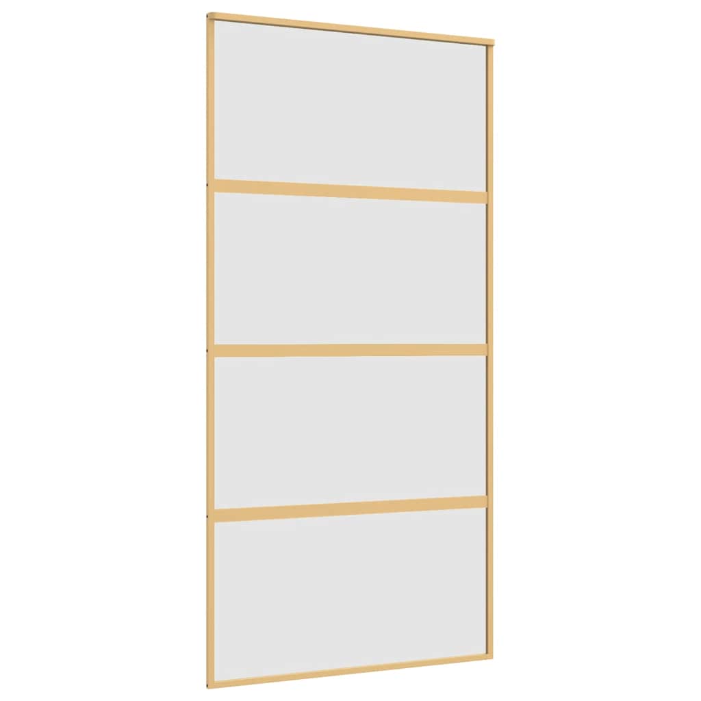 Schuifdeur 102,5X205 Cm Esg-Glas En Aluminium Kleurig