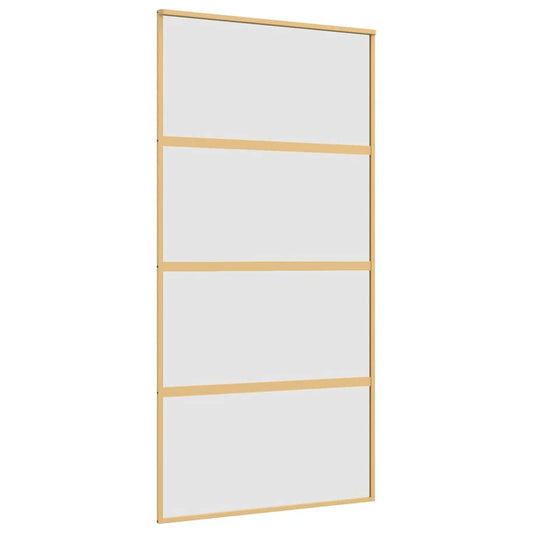 Schuifdeur 102,5X205 Cm Esg-Glas En Aluminium Kleurig