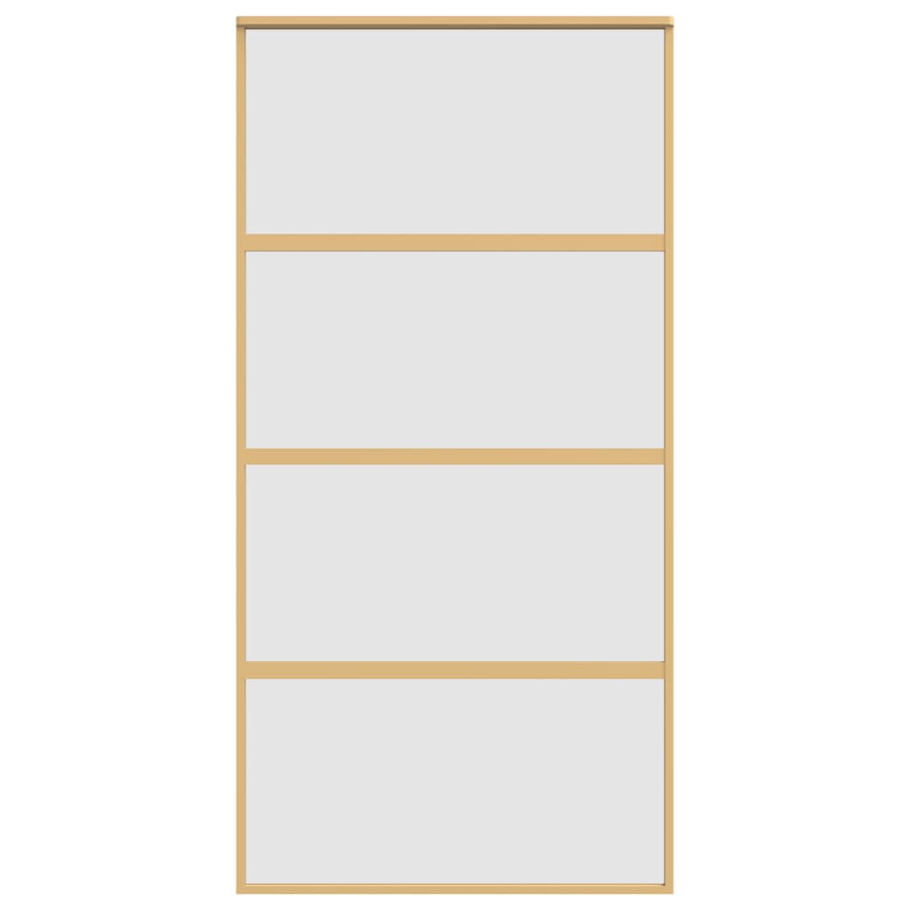 Schuifdeur 102,5X205 Cm Esg-Glas En Aluminium Kleurig