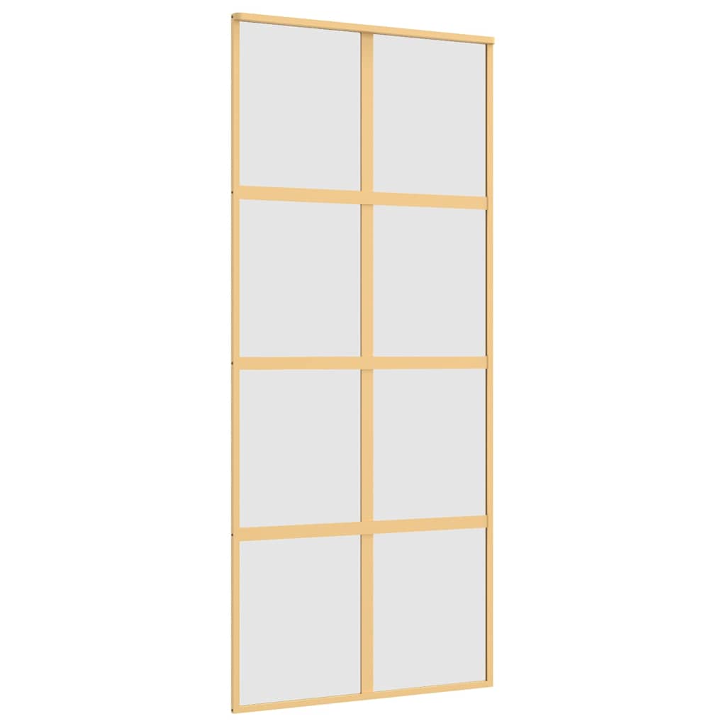 Schuifdeur Esg-Glas En Aluminium Kleurig