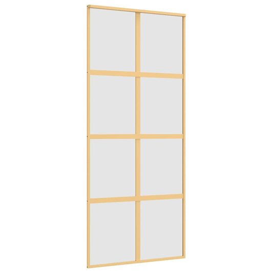 Schuifdeur Esg-Glas En Aluminium Kleurig