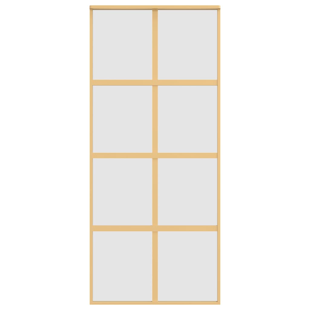 Schuifdeur Esg-Glas En Aluminium Kleurig